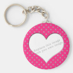 Template "Pink with Flowers" Keychains
