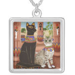 Temple of Bastet Egypt Bast Goddess Cat Necklace