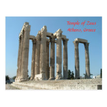 Temple of Zeus Postcard