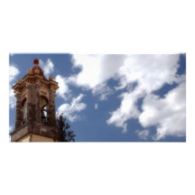 Temple Spire, San Miguel, Mexico, Photo Card