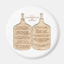 Ten Commandments of Zymurgy Magnets
