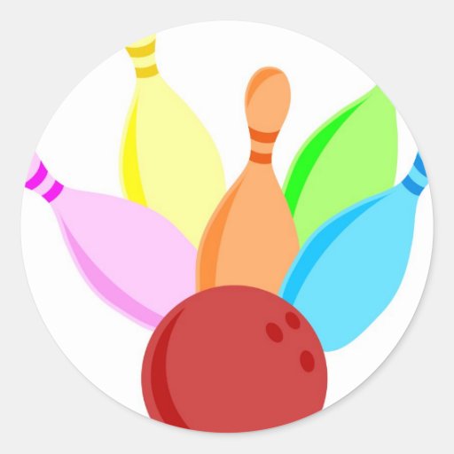 Ten Pin Bowling Sticker