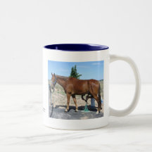 Tennessee Walking Horse Pedicure - Equine Humour Mugs