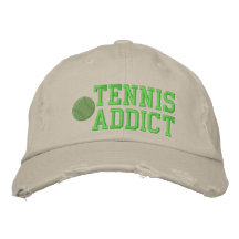 Tennis Addict Embroidered Hat