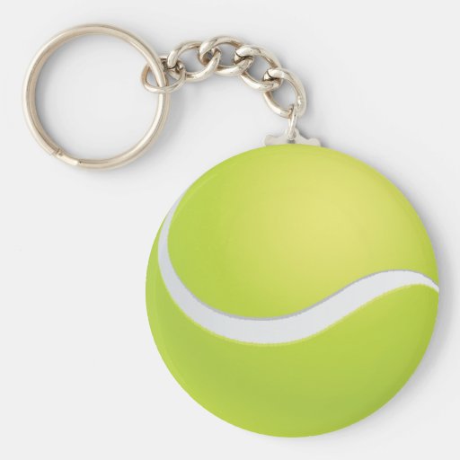 Tennis Ball Keychain