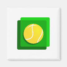 Tennis Ball Refrigerator Magnet