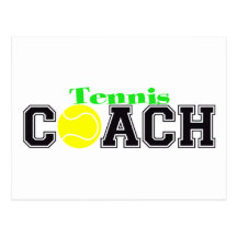 Tennis Coach Postcards