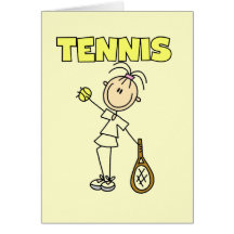 TENNIS Girl Tshirts and Gifts Cards