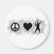 Tennis Guy 2 Fridge Magnet