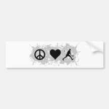 Tennis Guy 4 Bumper Sticker