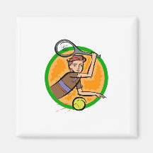 Tennis Kid Magnets