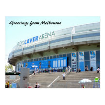 tennis melbourne postcards