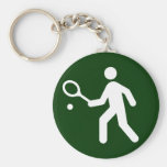 Tennis Symbol Keychain