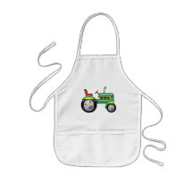 Teriffic Green Tractor Apron