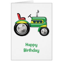Teriffic Green Tractor Cards