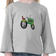 Teriffic Green Tractor Tee Shirts