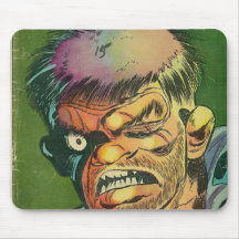 Terrific horror comic book mouse pads