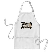 Tesla is my Homeboy Aprons