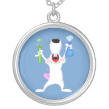 Test Tube Lab Rat Necklace