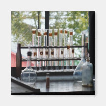 Test Tubes by Window Magnets