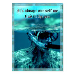 Testing the waters Customisable Postcard