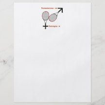 Testosterone Tennis Flyer Design