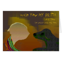 Tete a Tete Greeting Card