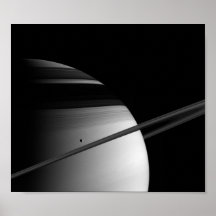 Tethys, Rings, & Shadows Poster