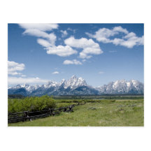 Teton Fence Postcard