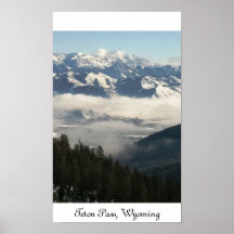 Teton Pass, Wyoming Poster