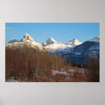 Tetons in Winter Posters