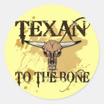 TEXAN TO THE BONE STICKERS
