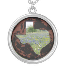 Texas Bluebonnet Necklace