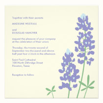Texas BlueBonnets Invitation invitations