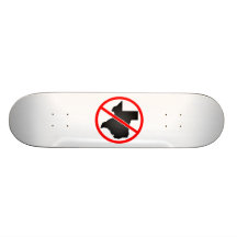 Texas Cross Out Symbol Skate Board Decks