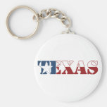 Texas flag keychain