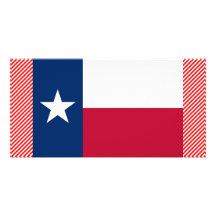 Texas Flag Photo Card Template