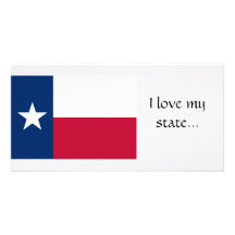 Texas Flag Photo Greeting Card