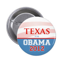 TEXAS for Obama 2012 Pinback Buttons