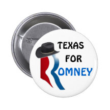 Texas for Romney Button