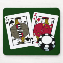 Texas Hold Up! Mouse Mats