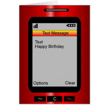Text Message Happy Birthday Cards