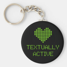 Textually Active - keychain