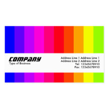 Texture Band - Colour Bars 01 Business Cards