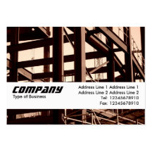 Texture Band - Steel Frame Contruction Business Card Template