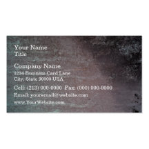 Texture of Rusty Metal Surface Business Card Template