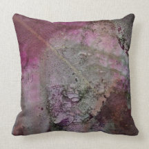 Textured Leaf  American MoJo Pillow