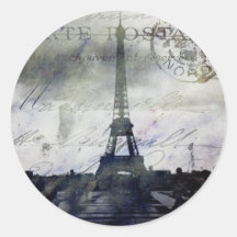 Textured Paris in Lavender Sticker