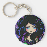 "Teya" Mermaid Fantasy Fairy Rose Keychains