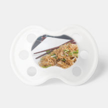 Thai Food Lo Mein Noodles Dish Pacifiers